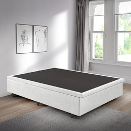 Cama Box Baú Viúva 120x203x42cm Corino Linho com Pistão a Gás - 5