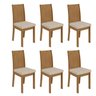 Kit com 6 Cadeiras para Sala de Jantar Athenas - 2