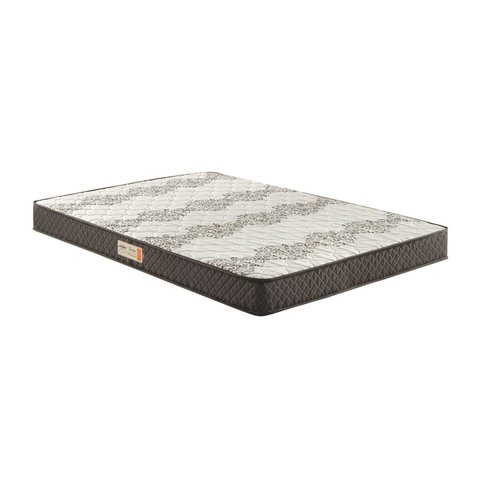 Colchão Casal D45 Ecoline Bordado 138x188x25 Marrom/Bege