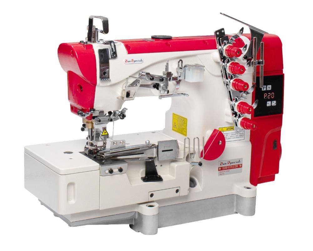 Máquina Costura Industrial Galoneira Plana Aberta 220v SS5500D-02-PR-QI - Sun Special - 2