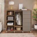 Ver imagem 6 de Cômoda 2 Portas 5 Gavetas Valença