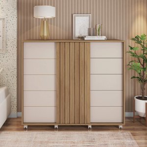 Cômoda 2 Portas 5 Gavetas Valença