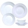 Aparelho de Jantar e Chá 20 Peças Izabel Branco Porcelana Schmidt 578 9 020 003 058 0000 - 1