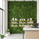 Ver mais imagens de 9 Placas Jardim Vertical Artificial Samambaia Eucalipto Parede Verde Atacado Linha Premium P/parede