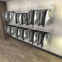 Ver imagem 1 de Kit para Closet com 10 Peças Regulável 300x200cm Cor Branco Modelo Clst2b354