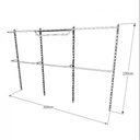 Ver imagem 3 de Kit para Closet com 10 Peças Regulável 300x200cm Cor Branco Modelo Clst2b354