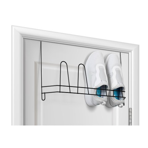 Sapateira de Porta Mudular Preta Organizador para Calçados Tenis Sapato - Kit com 2 Unidades