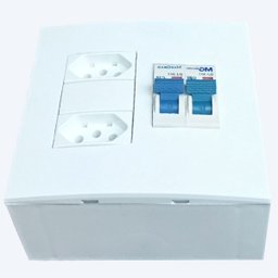 Caixa 4x4 Versatil Sobrepor Branco - 3