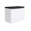 Ver imagem 1 de Sapateira Puff Basculante 65cm 9 Pares com Estofado Branco Sp0007
