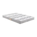 Ver imagem 1 de Colchão Casal Ecoline Espuma D45 Bordado 138x188x20cm Cinza/Branco Ecoflex