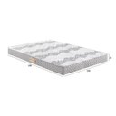 Ver imagem 4 de Colchão Queen Ecoline Espuma D45 Bordado 158x198x20cm Cinza/Branco Ecoflex