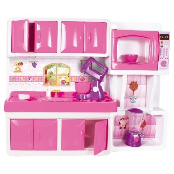 Cozinha Infantil MAX Collection Pia Rosa Lua de Cristal 707 - 3