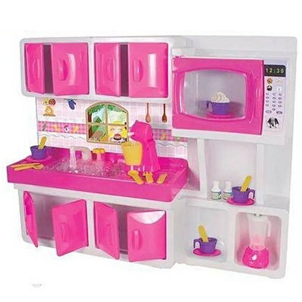 Cozinha Infantil MAX Collection Pia Rosa Lua de Cristal 707 - 2