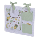 Ver imagem 2 de Porta Treco e Fralda Organizador Quarto de Bebê Menino Menina 1 Peça com Laço:dinossauro Verde