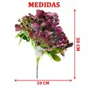 Ver imagem 2 de Kit 6 Plantas Kalanchoe Artificial Flor Branca Jardim 30cm
