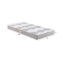 Ver imagem 4 de Colchão Solteiro Ecoline Espuma D45 Bordado 78x188x17cm Cinza/Branco Ecoflex
