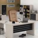 Ver imagem 3 de Cadeira de Escritório Presidente em Corino Base Preta Euro