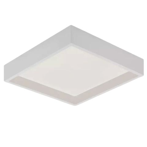Plafon Sobrepor Recuado Deep 24w 3000k Branco Stella
