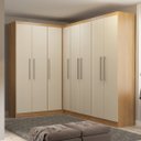 Ver imagem 1 de Roupeiro Modulado Selene de Canto 8 Portas 9 Gavetas