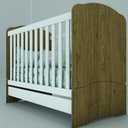 Ver mais imagens de Quarto de Bebê Completo Guarda Roupa 3 Portas 2 Gavetas com Berço 3 em 1 Abracadabra Espresso Móveis