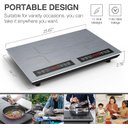 Ver imagem 4 de Gtkzw Cooktop de Indução 110v, 24 Polegadas, 2 Queimadores (preto)