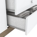 Ver imagem 5 de Quarto de Bebê Completo Cômoda 5 Gavetas com Berço 3 em 1 Abracadabra Espresso Móveis Branco/Rústico