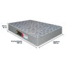 Cama Box Baú Bege e Colchão Sleep Max D33 Casal Castor - 4