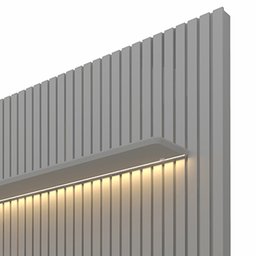 Painel para TV até 90 Polegadas Ripado com LED 3 Gavetas 230cm 100% MDF Nobre - 10