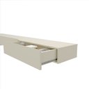 Ver imagem 7 de Rack com Painel para TV até 90 Polegadas 100% MDF Ripado com LED e 3 Gavetas 250CMX228,8cm Nobre Cinza