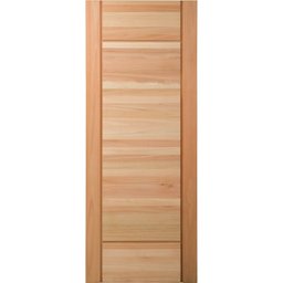 Folha de Porta Maciça em Eucalipto Acabamento Natural 210x80cm PM95 Clean Cruzeiro Portas Marrom - 3
