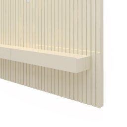 Painel para TV até 90 Polegadas Ripado com LED 3 Gavetas 230cm 100% MDF Nobre - 12