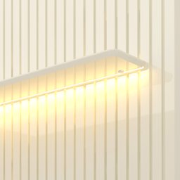 Painel para TV até 90 Polegadas Ripado com LED 3 Gavetas 230cm 100% MDF Nobre - 8