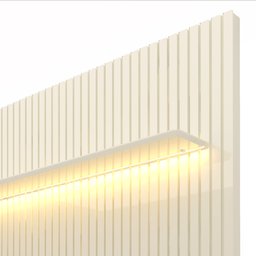 Painel para TV até 90 Polegadas Ripado com LED 3 Gavetas 230cm 100% MDF Nobre - 11