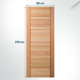 Folha de Porta Maciça 210x90cm Eucalipto Pm95 Clean Cruzeiro Portas - 2 Folha de Porta Maciça 210x90cm Eucalipto Pm95 Clean Cruzeiro Portas - 2