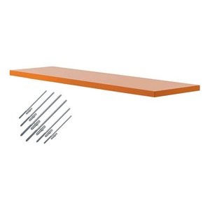 Prateleira Terracota Reta Lisa com Suporte Invisível 70cm