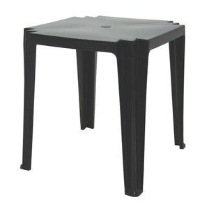 Mesa Quadrada Tramontina Tambau Basic em Polipropileno Preto Tramontina