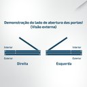 Ver imagem 5 de Folha de Porta Maciça em Eucalipto acabamento Natural 210x80cm PP01 Cruzeiro Portas