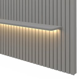 Painel para TV até 90 Polegadas Ripado com LED 230cm 100% MDF Nobre - 9