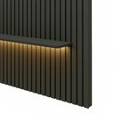 Ver imagem 7 de Painel Ripado para TV até 90 Polegadas com LED 100% MDF 230cmx250cm Nobre