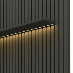 Painel para TV até 90 Polegadas Ripado com LED 230cm 100% MDF Nobre - 11