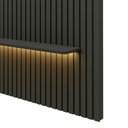 Ver imagem 7 de Painel Ripado para TV até 90 Polegadas 100% MDF com LED 230CMX250CM Nobre Cinza