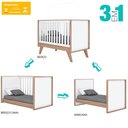 Ver imagem 7 de Berco Mini Cama Grade Fixa 139x79 Cm Confete Branco Jequitiba Hp Henn