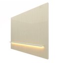 Ver imagem 5 de Painel Ripado para TV até 90 Polegadas 100% MDF com LED 230CMX250CM Nobre Branco