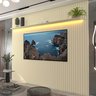 Painel para TV até 90 Polegadas Ripado com LED 230cm 100% MDF Nobre - 14