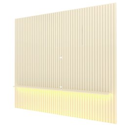 Painel para TV até 90 Polegadas Ripado com LED 230cm 100% MDF Nobre - 13