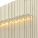 Ver mais imagens de Painel Ripado para TV até 90 Polegadas 100% MDF com LED 230CMX250CM Nobre Branco