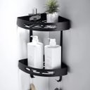 Ver imagem 2 de Suporte de Canto Prateleira Banheiro Shampoo Condicionador Sabonete Box Saboneteira Lavanderia Organ