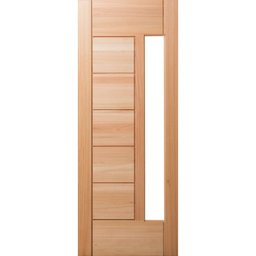 Folha de Porta Maciça em Eucalipto Acabamento Natural 210x80cm PM76 Lira Cruzeiro Portas Marrom - 3 Folha de Porta Maciça em Eucalipto Acabamento Natural 210x80cm PM76 Lira Cruzeiro Portas Marrom - 3