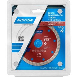 Disco de Corte Diamantado Turbo Pro 110x20mm - Norton - 2