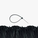 Ver imagem 1 de Kit 1000 Abraçadeira Nylon Preta Stein 150 X 3,6mm
